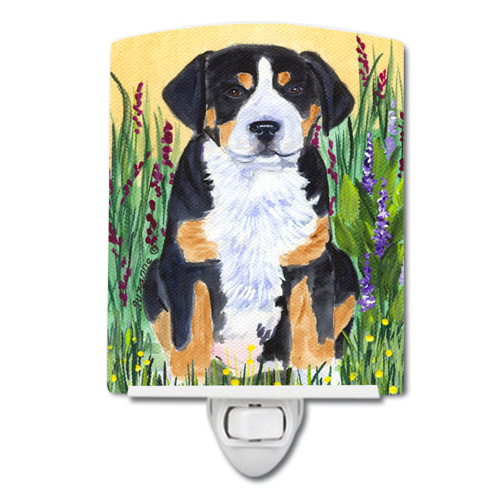 Greater Swiss Mountain Dog Ceramic Night Light SS8217CNL - the-store.com