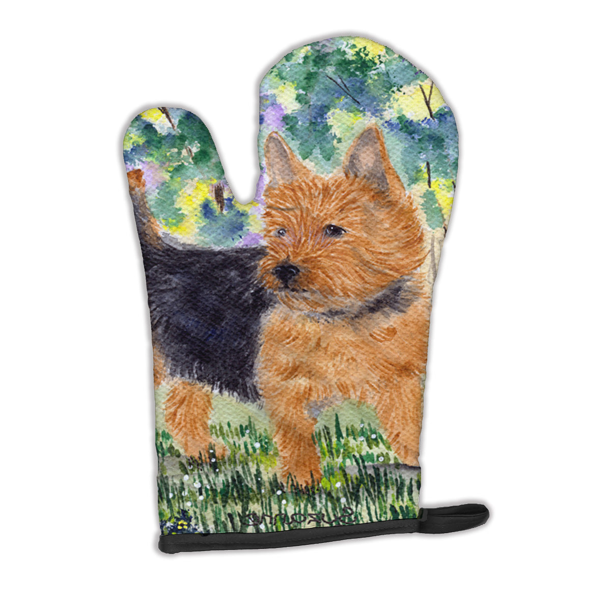 Norwich Terrier Oven Mitt SS8218OVMT  the-store.com.