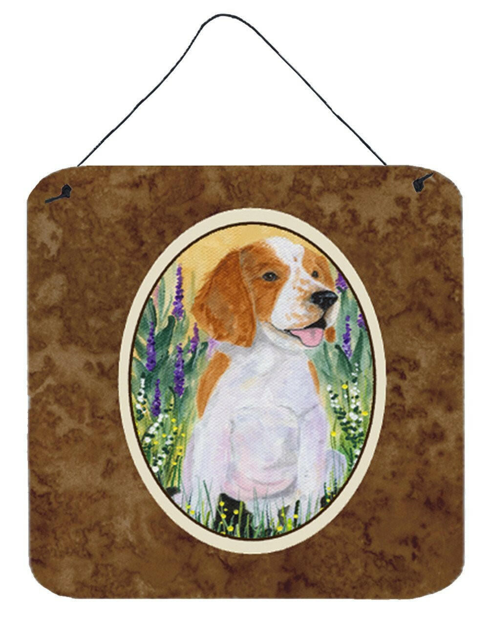 Welsh Springer Spaniel Aluminium Metal Wall or Door Hanging Prints by Caroline&#39;s Treasures