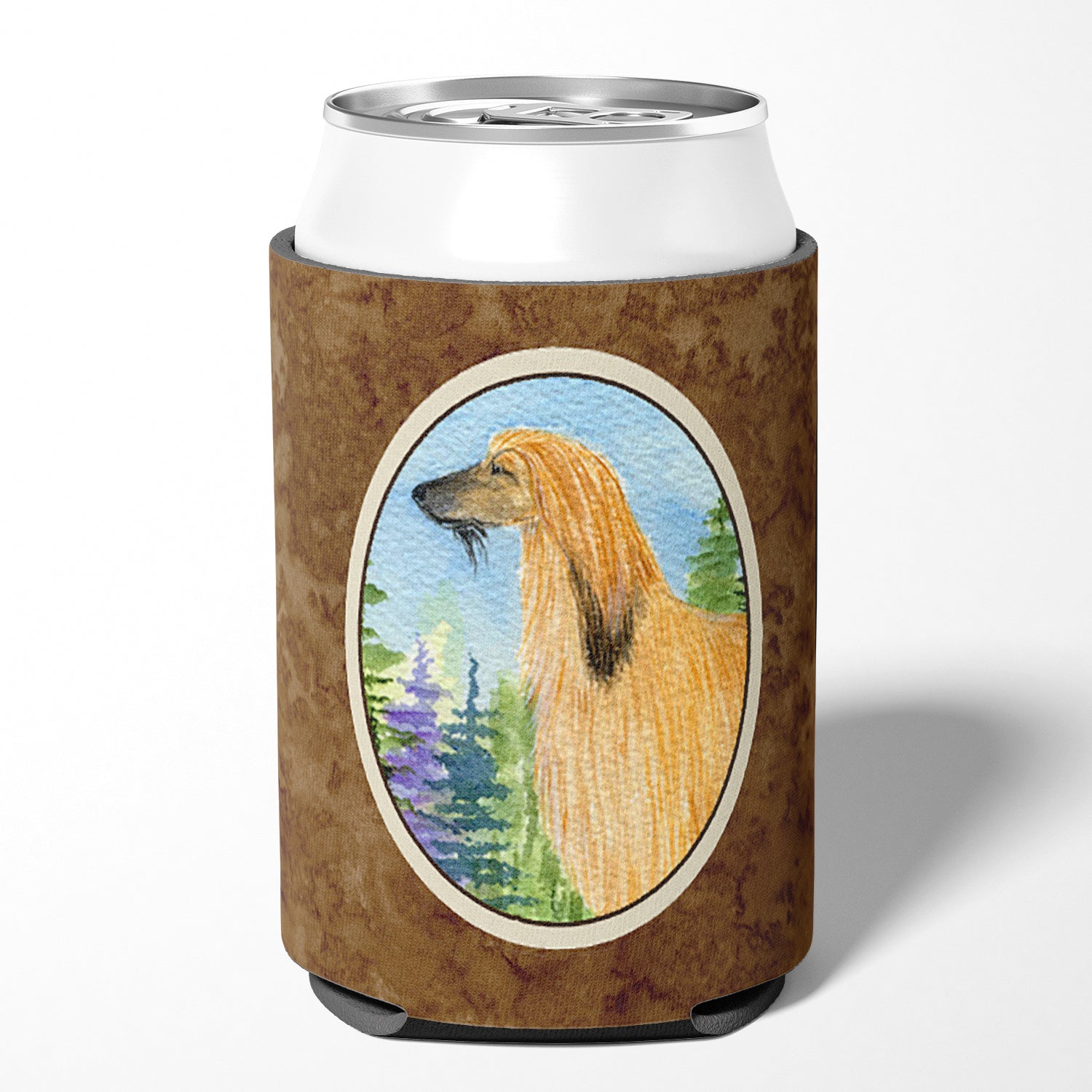 Afghan Hound Can or Bottle Beverage Insulator Hugger.