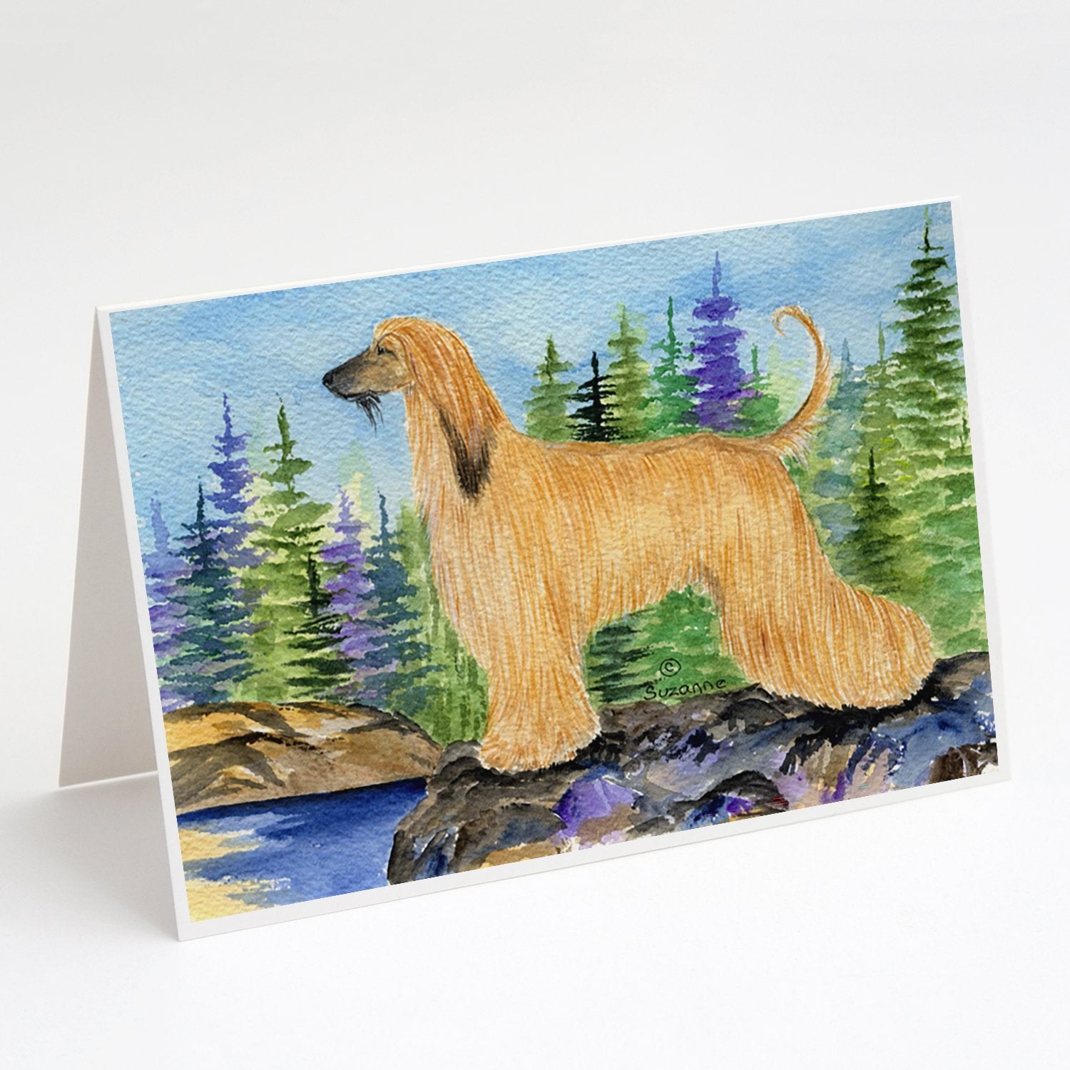 Buy this Afghan Hound Greeting Cards and Envelopes Pack of 8