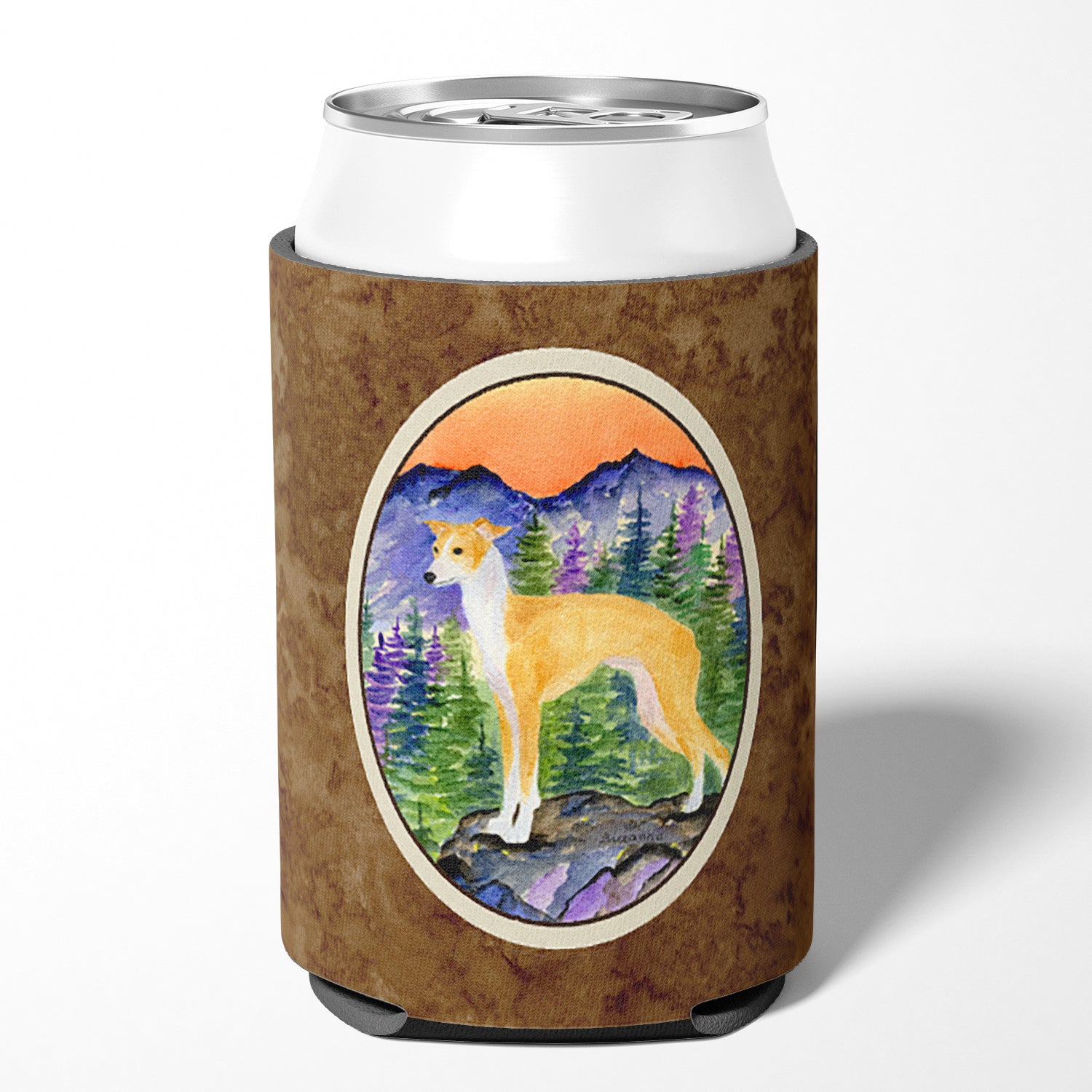 Italian Greyhound Can or Bottle Beverage Insulator Hugger.