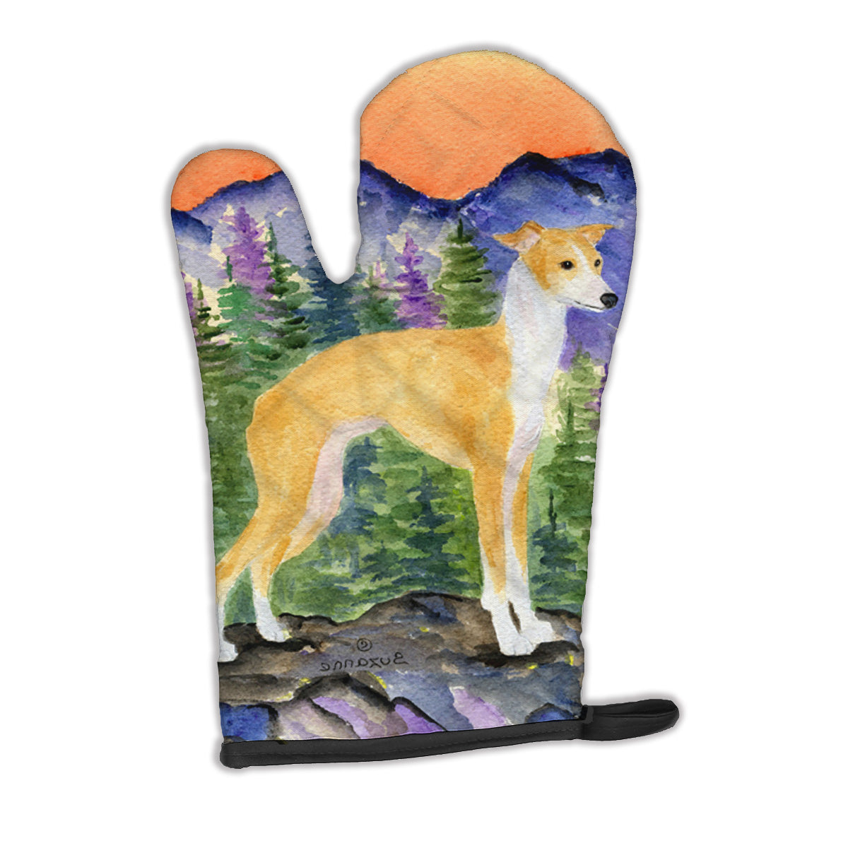 Italian Greyhound Oven Mitt SS8225OVMT  the-store.com.