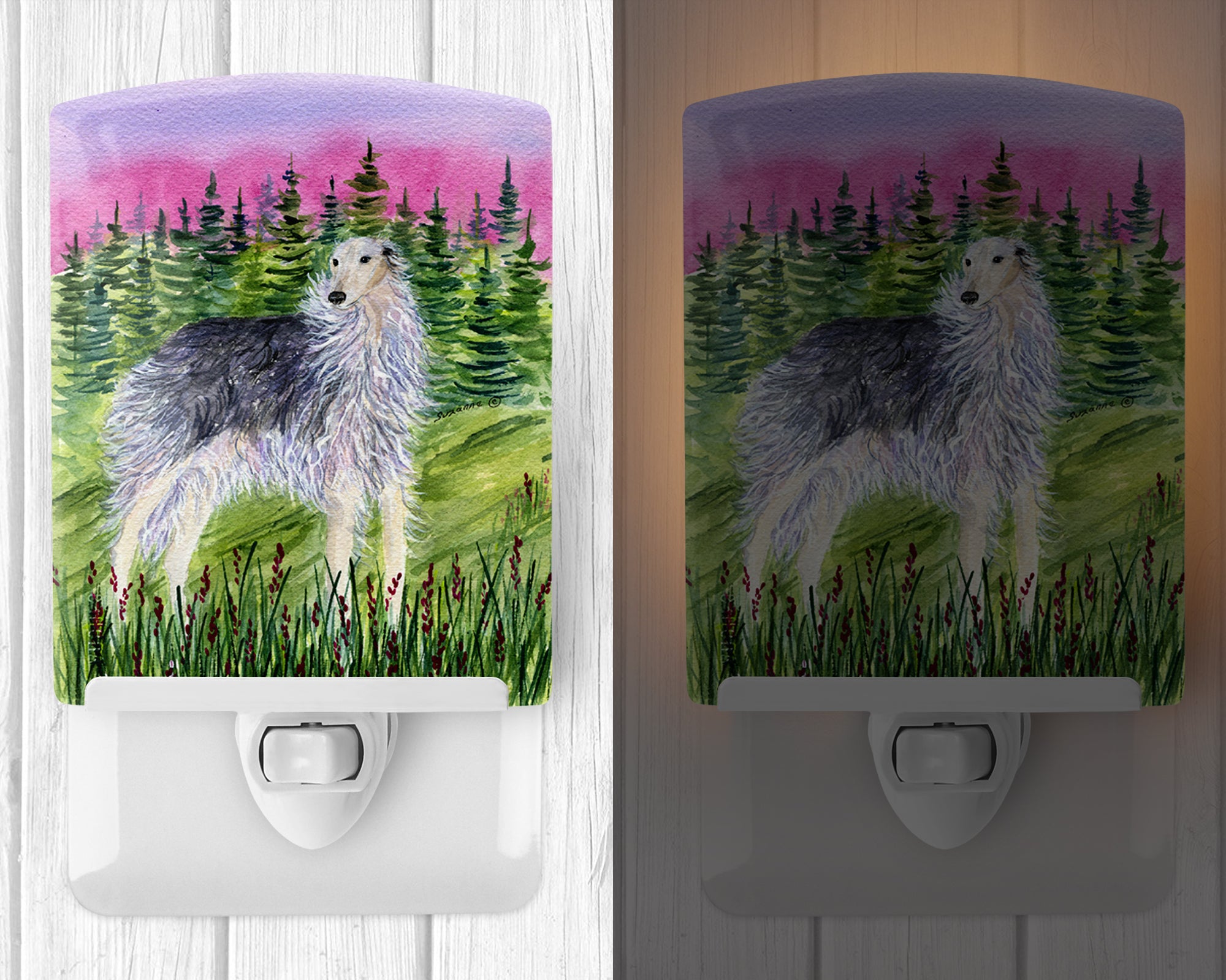 Borzoi Ceramic Night Light SS8227CNL - the-store.com