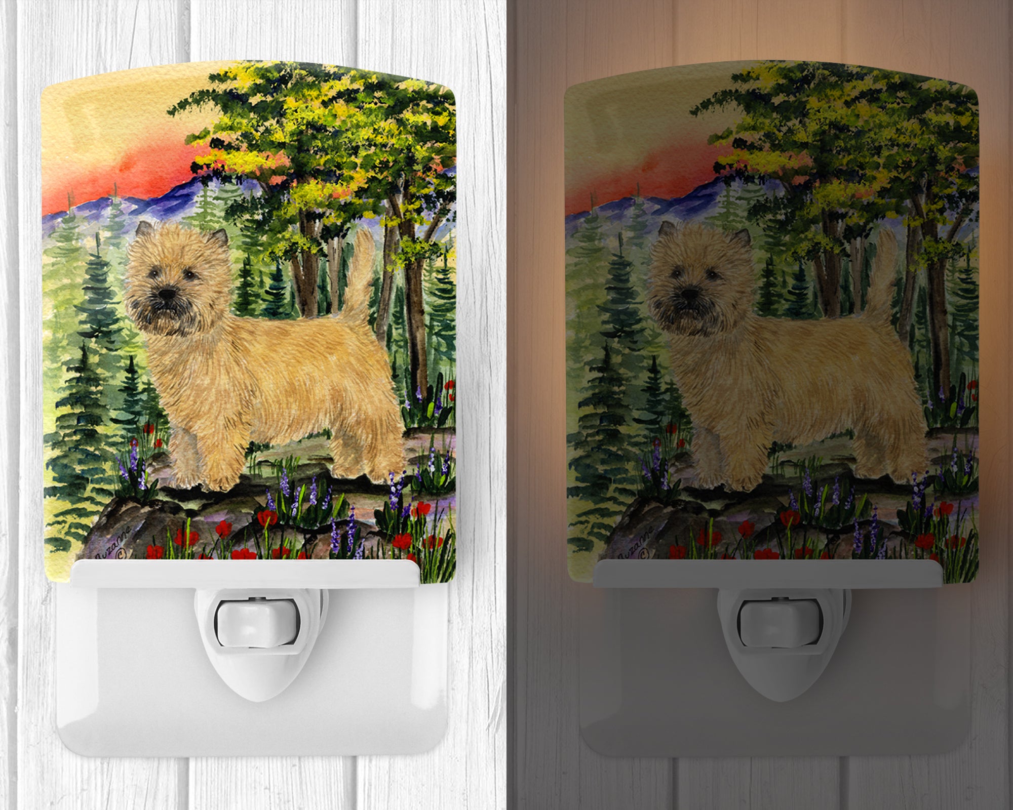 Cairn Terrier Ceramic Night Light SS8229CNL - the-store.com