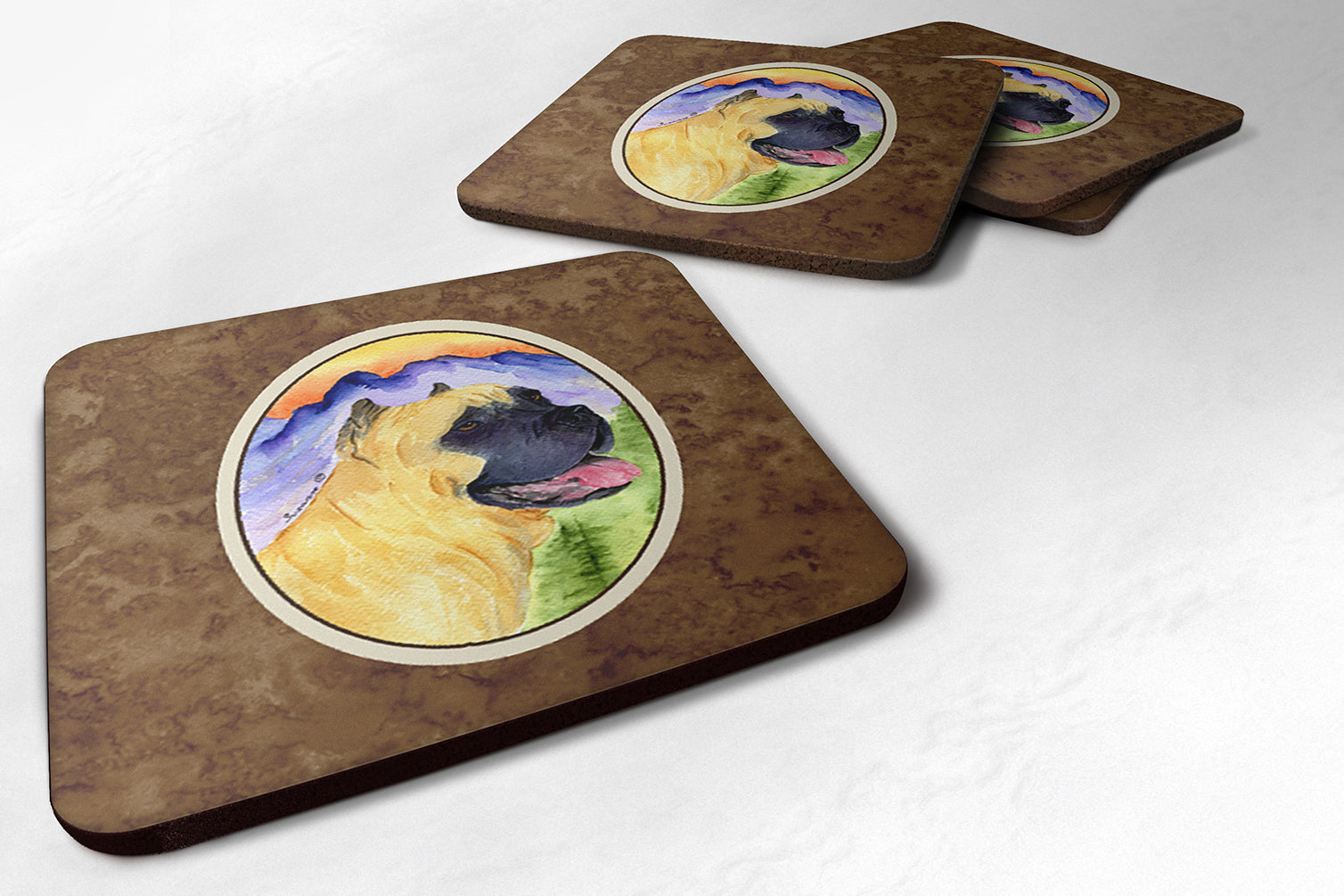 Set of 4 Cane Corso Foam Coasters - the-store.com