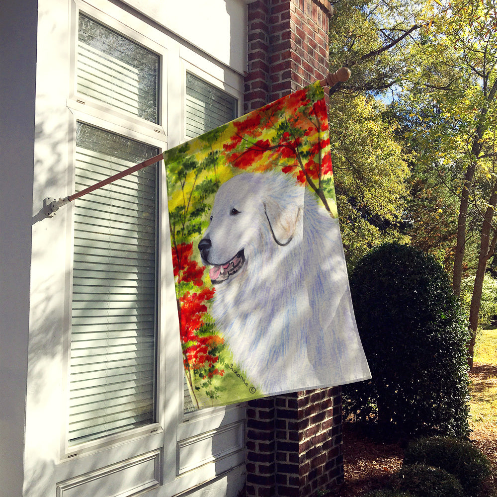 Great Pyrenees Flag Canvas House Size  the-store.com.