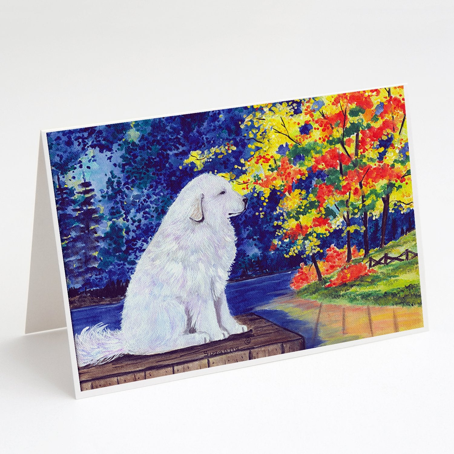 Buy this Great Pyrenees Greeting Cards and Envelopes Pack of 8