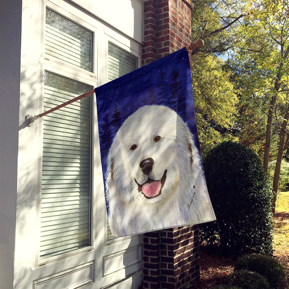 Great Pyrenees Flag Canvas House Size  the-store.com.