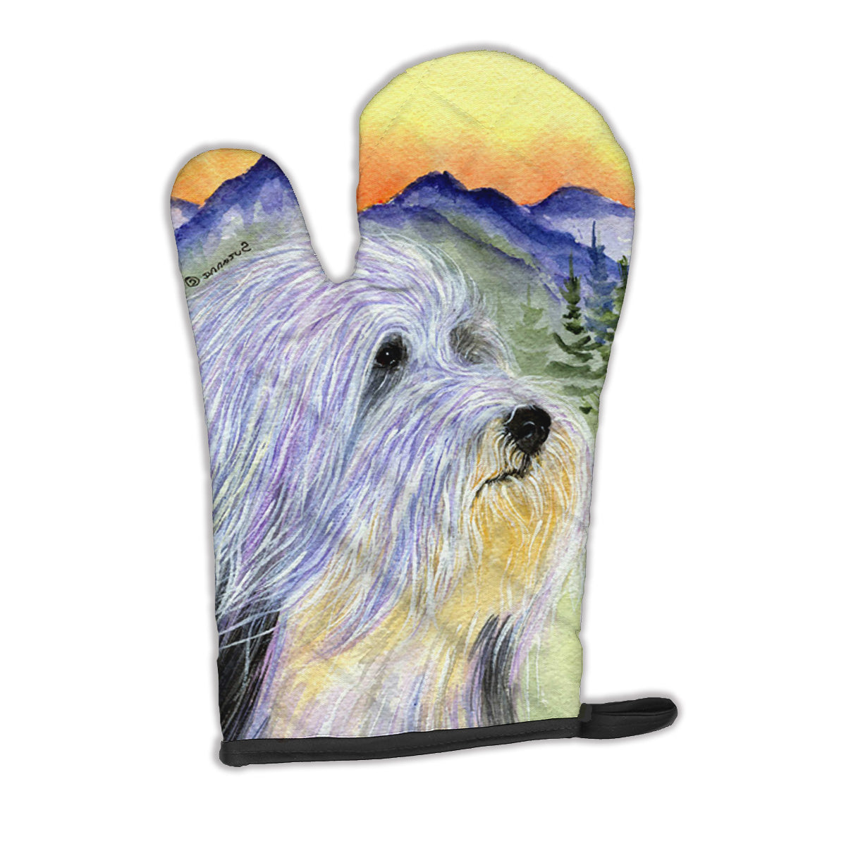 Bearded Collie Oven Mitt SS8244OVMT  the-store.com.