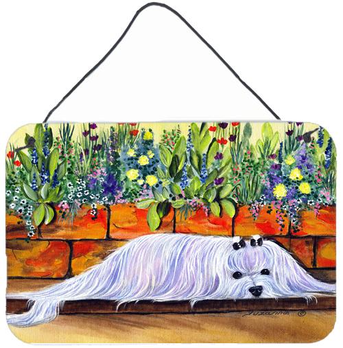 Maltese Indoor Aluminium Metal Wall or Door Hanging Prints by Caroline&#39;s Treasures