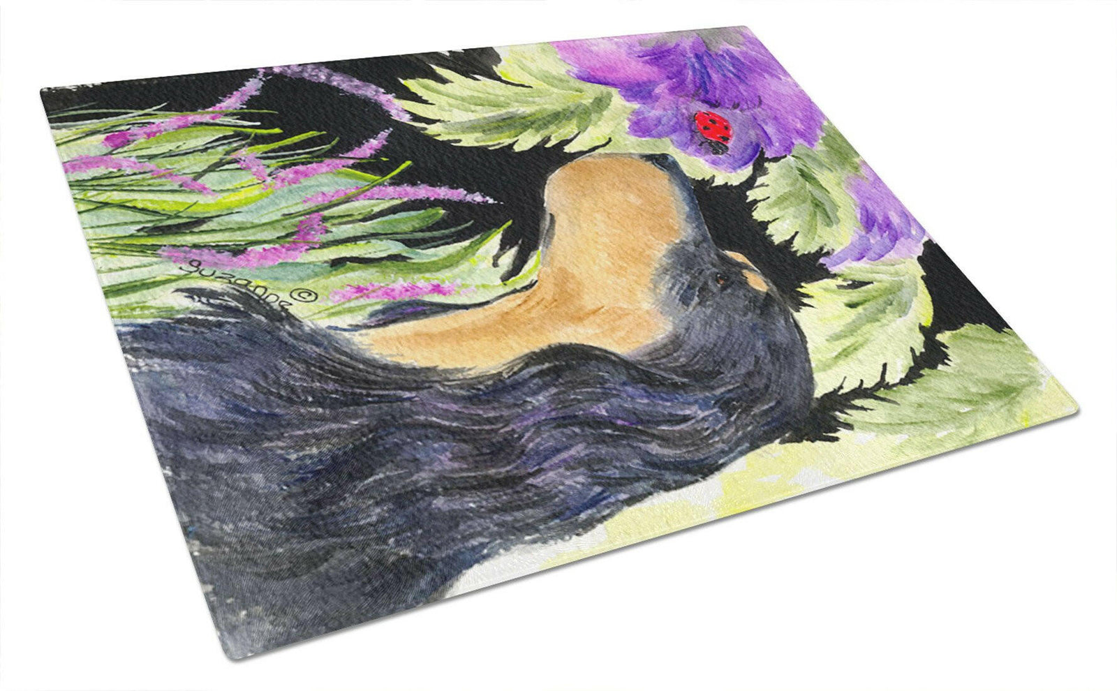 Gordon Setter Glass Cutting Board Large by Caroline's Treasures