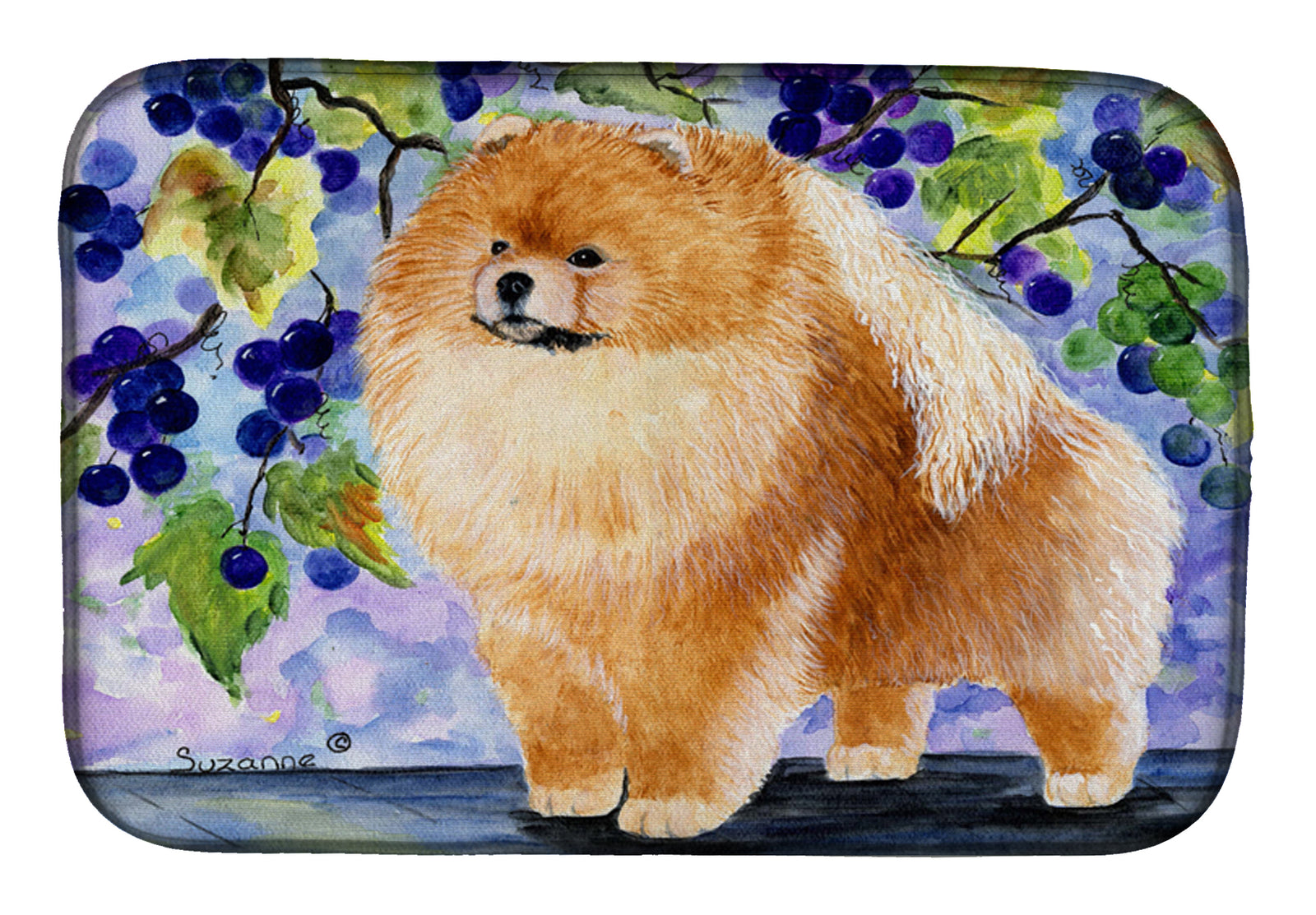 Pomeranian Dish Drying Mat SS8251DDM  the-store.com.