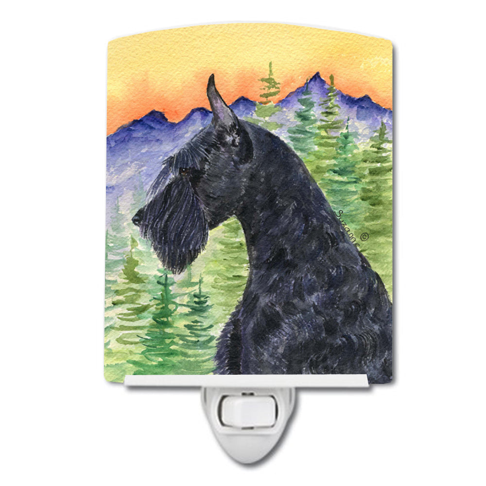 Schnauzer Ceramic Night Light SS8256CNL - the-store.com