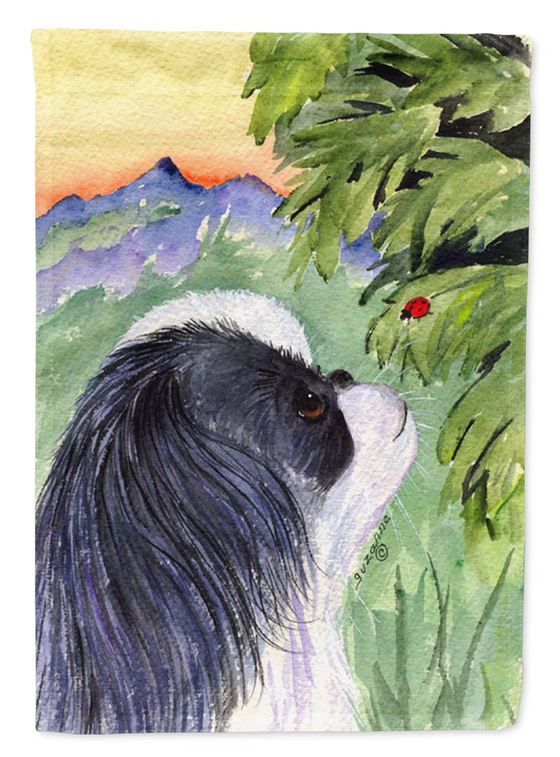 Japanese Chin Flag Garden Size.