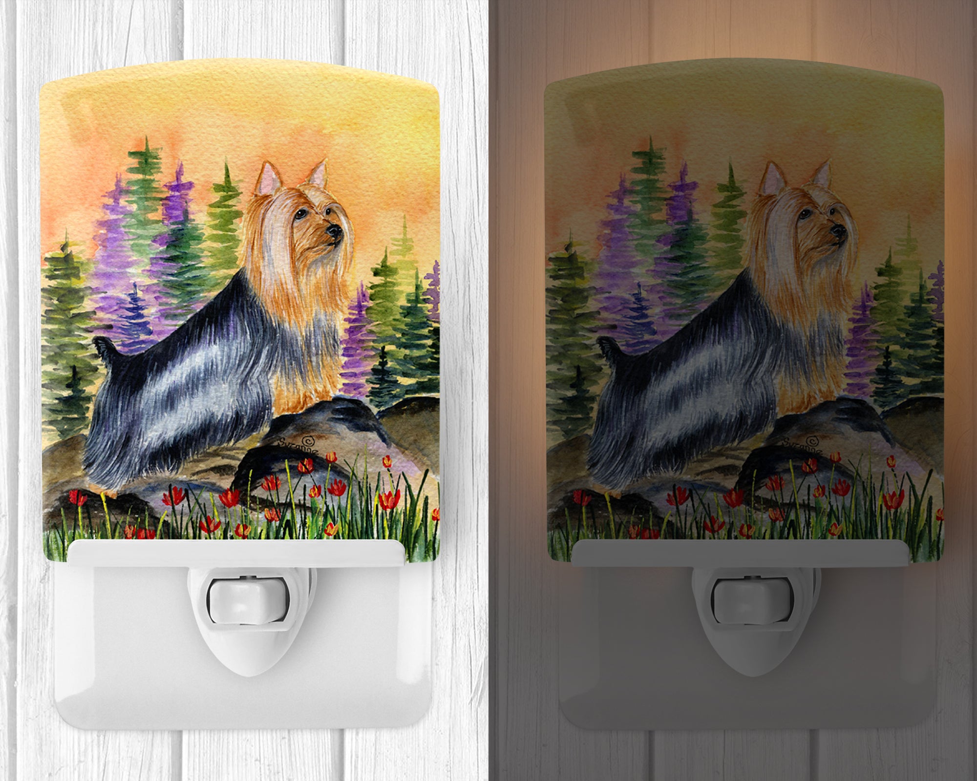 Silky Terrier Ceramic Night Light SS8262CNL - the-store.com