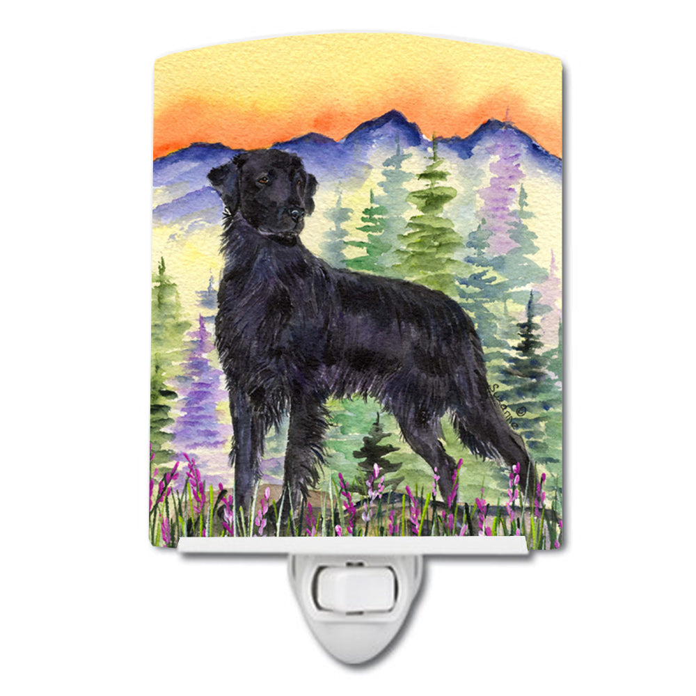 Flat Coated Retriever Ceramic Night Light SS8263CNL - the-store.com