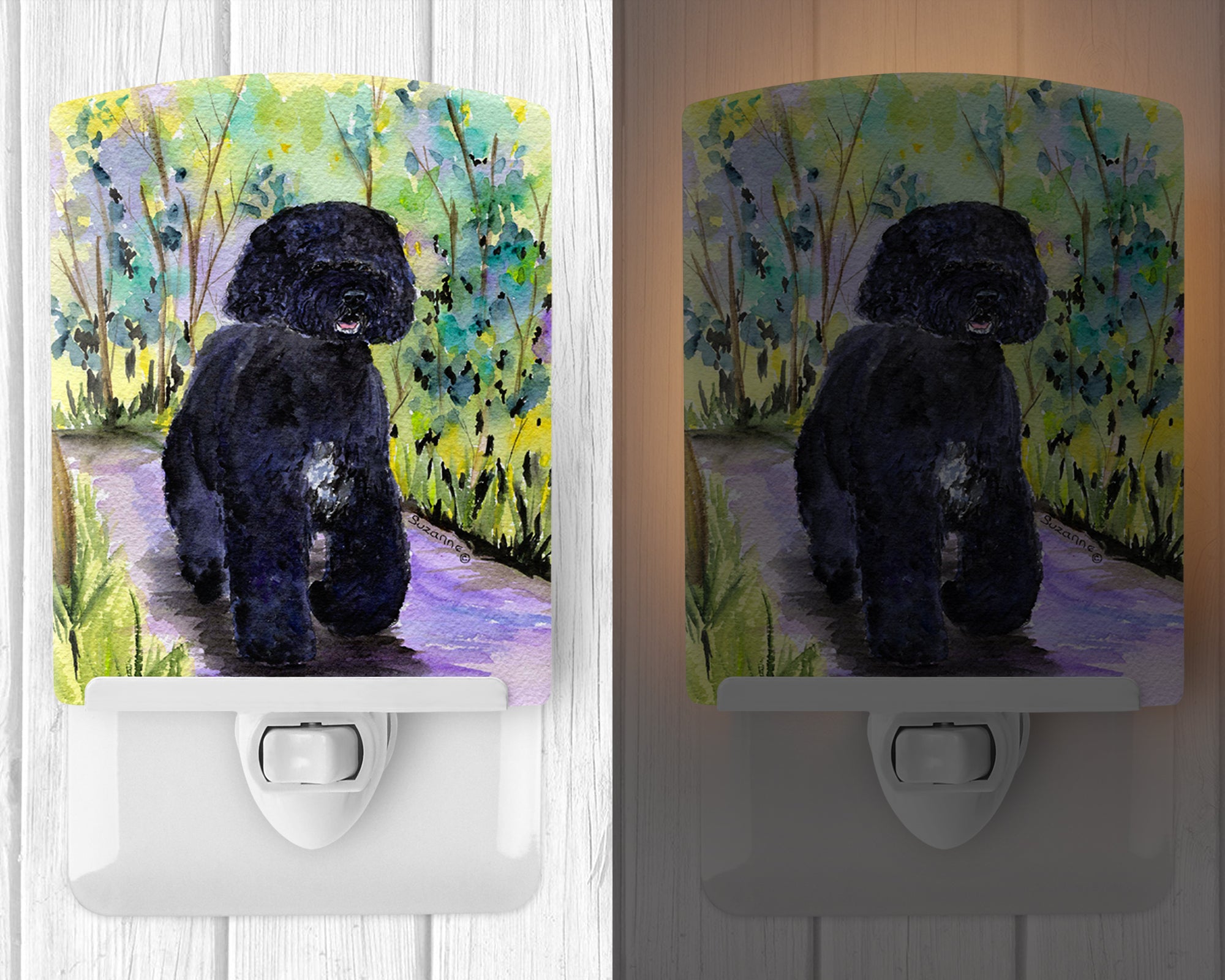 Portuguese Water Dog Ceramic Night Light SS8264CNL - the-store.com