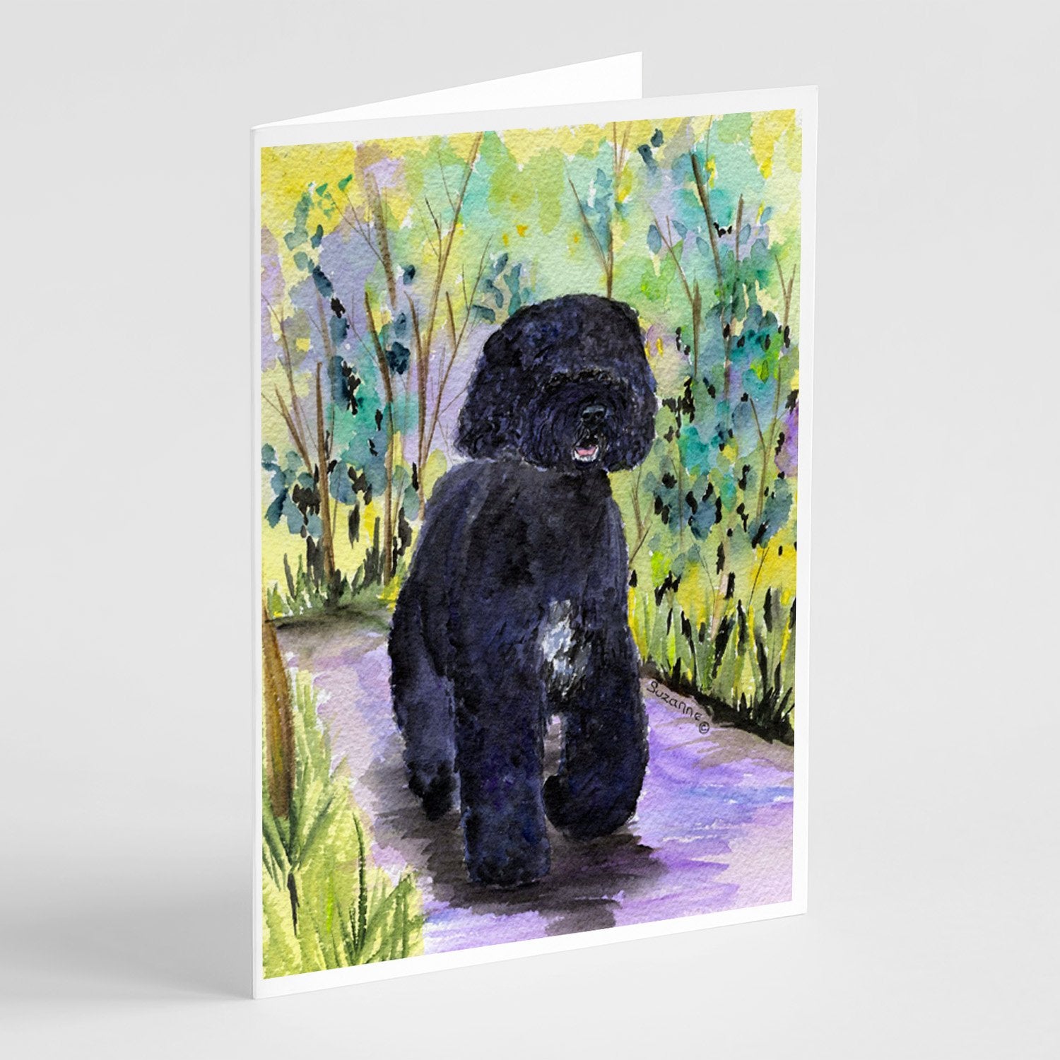 Buy this Portuguese Water Dog Greeting Cards and Envelopes Pack of 8