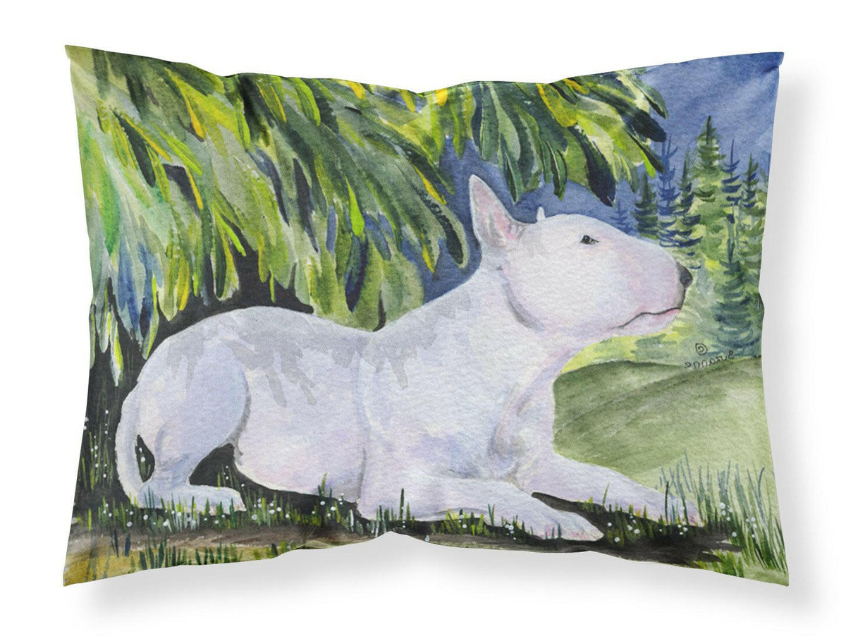 Bull Terrier Moisture wicking Fabric standard pillowcase by Caroline&#39;s Treasures