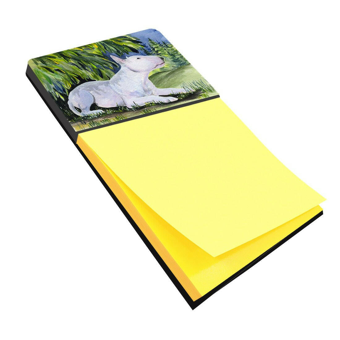 Bull Terrier Refiillable Sticky Note Holder or Postit Note Dispenser SS8266SN by Caroline&#39;s Treasures