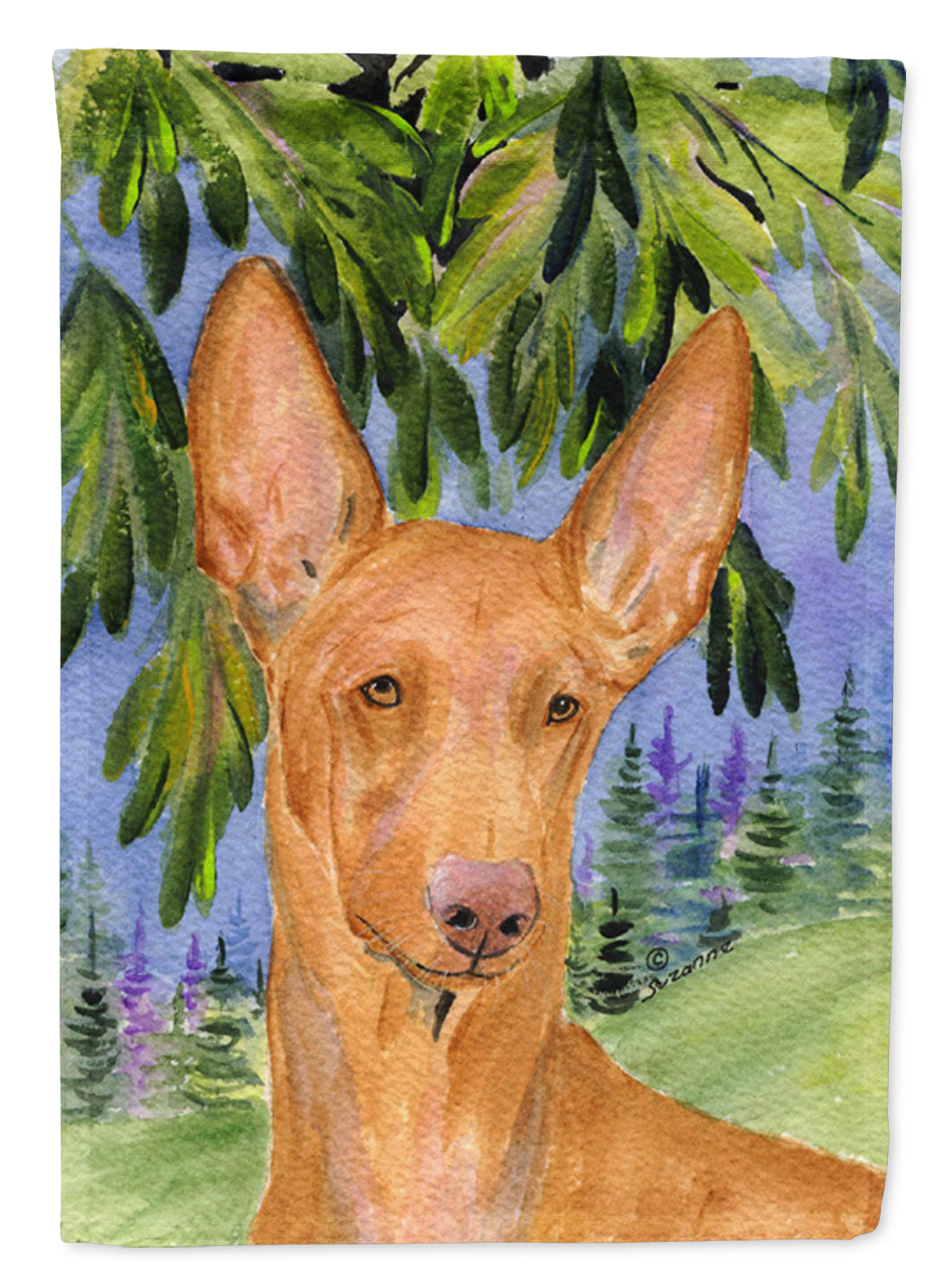 Pharaoh Hound Flag Garden Size.