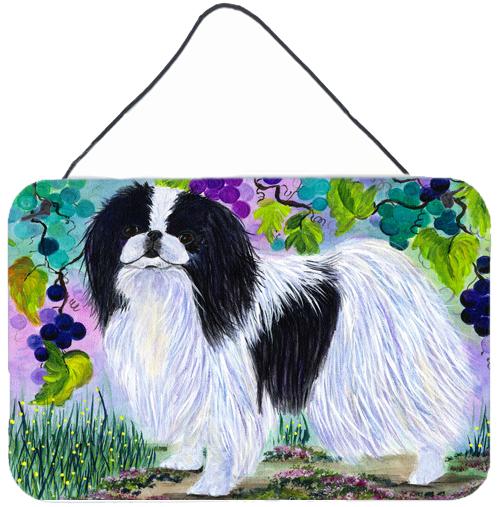 Japanese Chin Indoor Aluminium Metal Wall or Door Hanging Prints by Caroline&#39;s Treasures