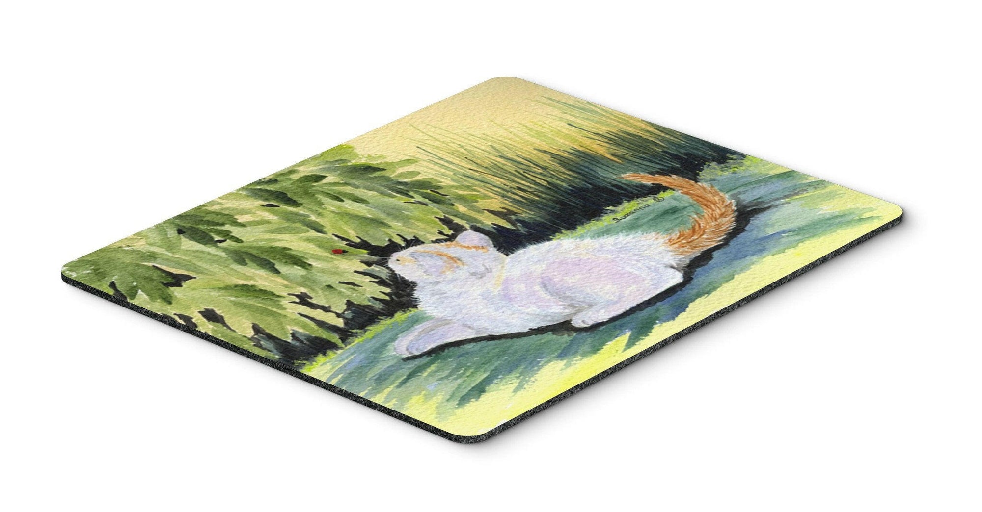 Cat Mouse pad, hot pad, or trivet by Caroline's Treasures