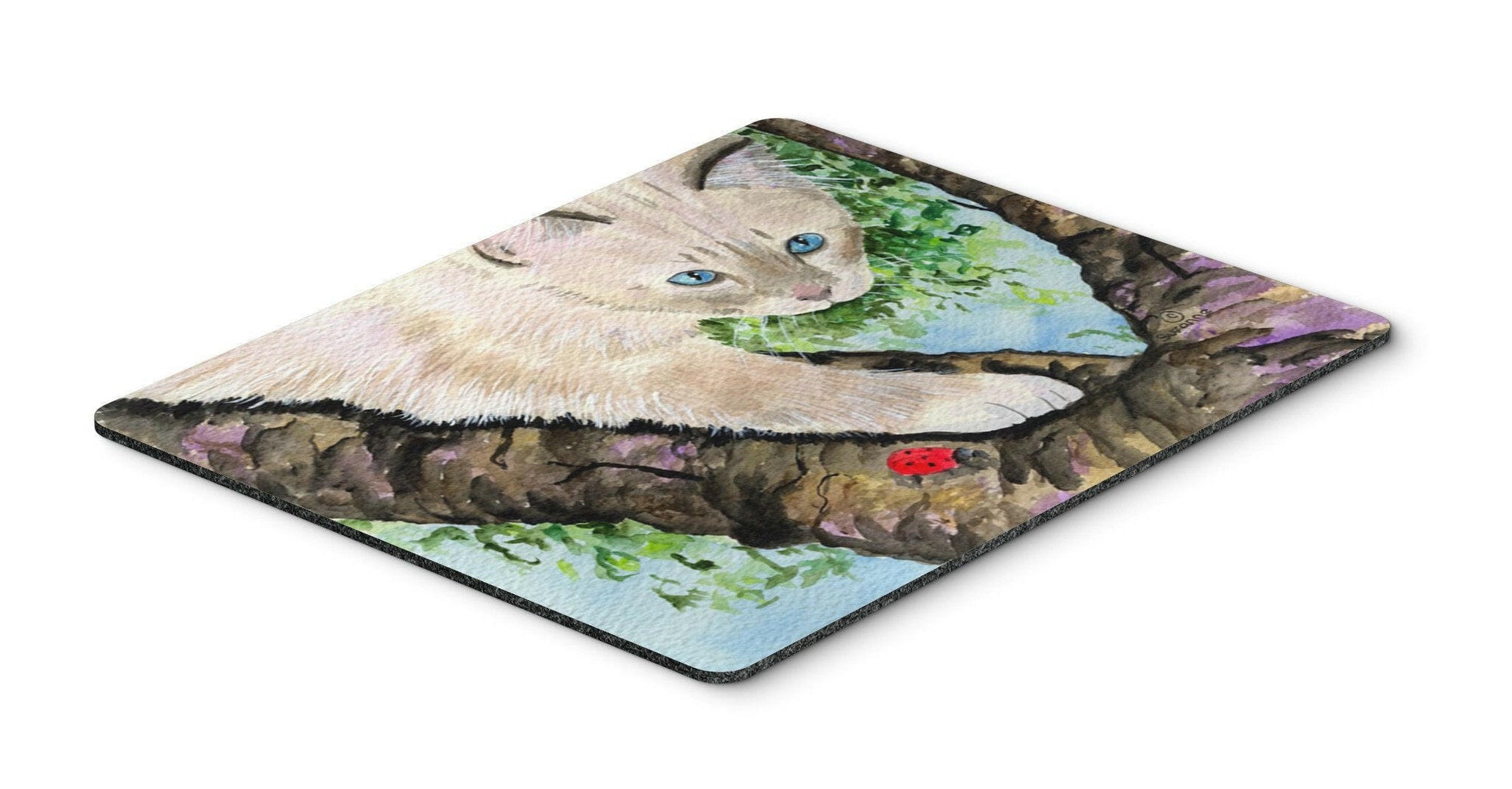 Cat - Birman Mouse pad, hot pad, or trivet by Caroline's Treasures