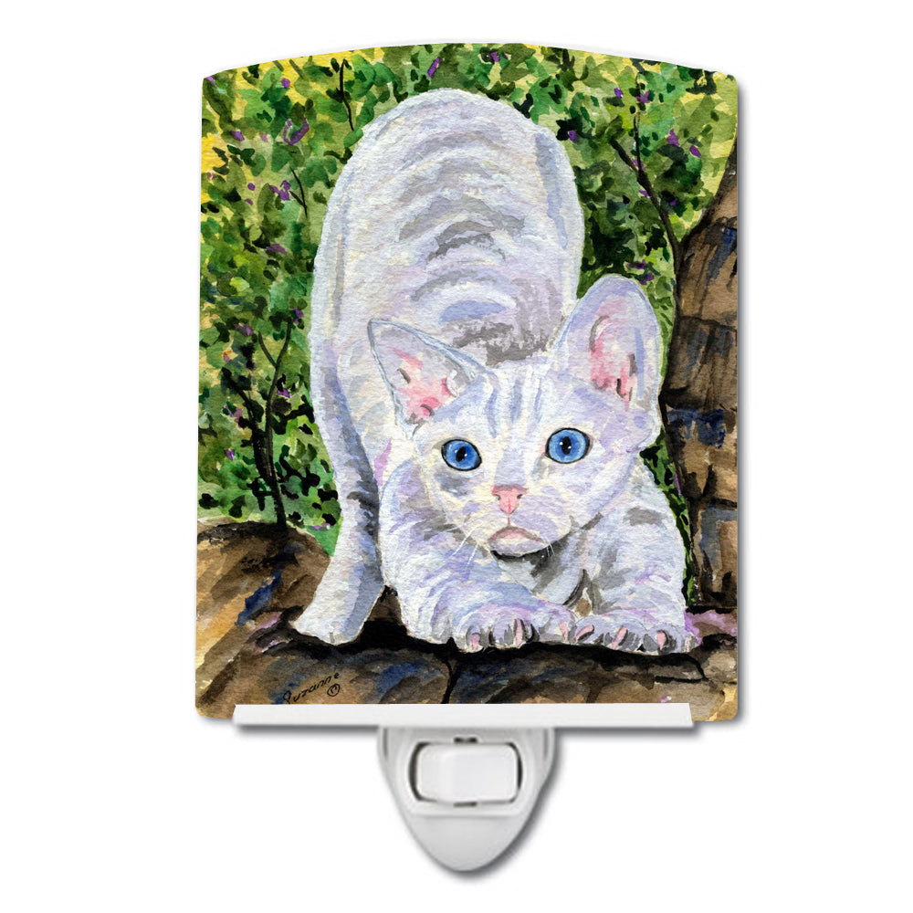 Cat - Devon Rex Ceramic Night Light SS8280CNL - the-store.com