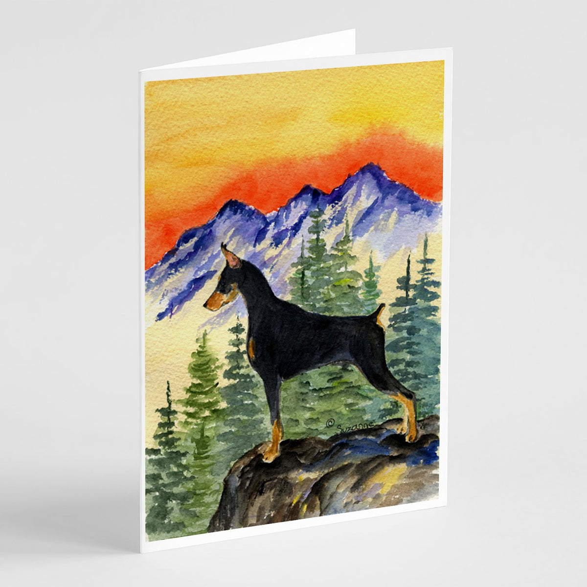 Buy this Doberman Greeting Cards and Envelopes Pack of 8