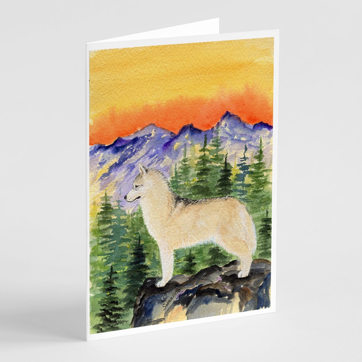 Buy this Siberian Husky Greeting Cards and Envelopes Pack of 8