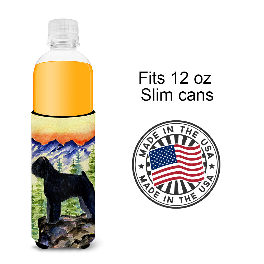 Bouvier des Flandres Ultra Beverage Insulators for slim cans SS8286MUK.