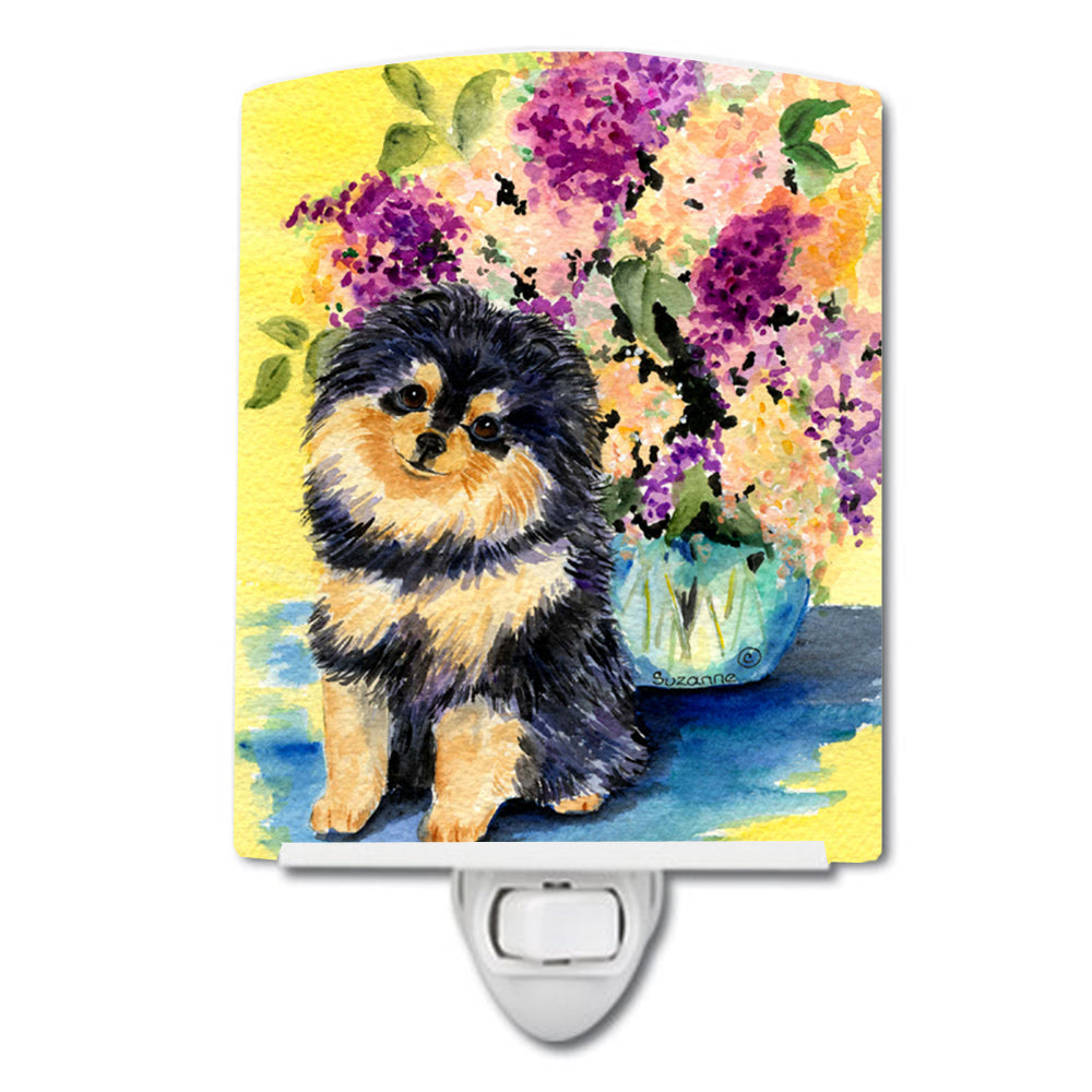 Pomeranian Ceramic Night Light SS8290CNL - the-store.com