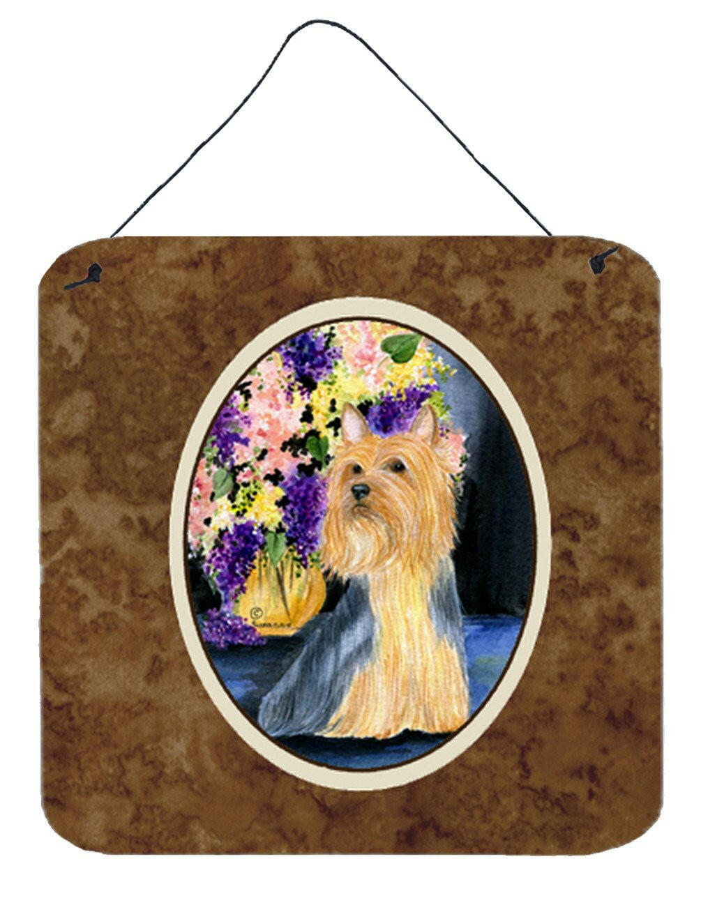 Silky Terrier Aluminium Metal Wall or Door Hanging Prints by Caroline's Treasures