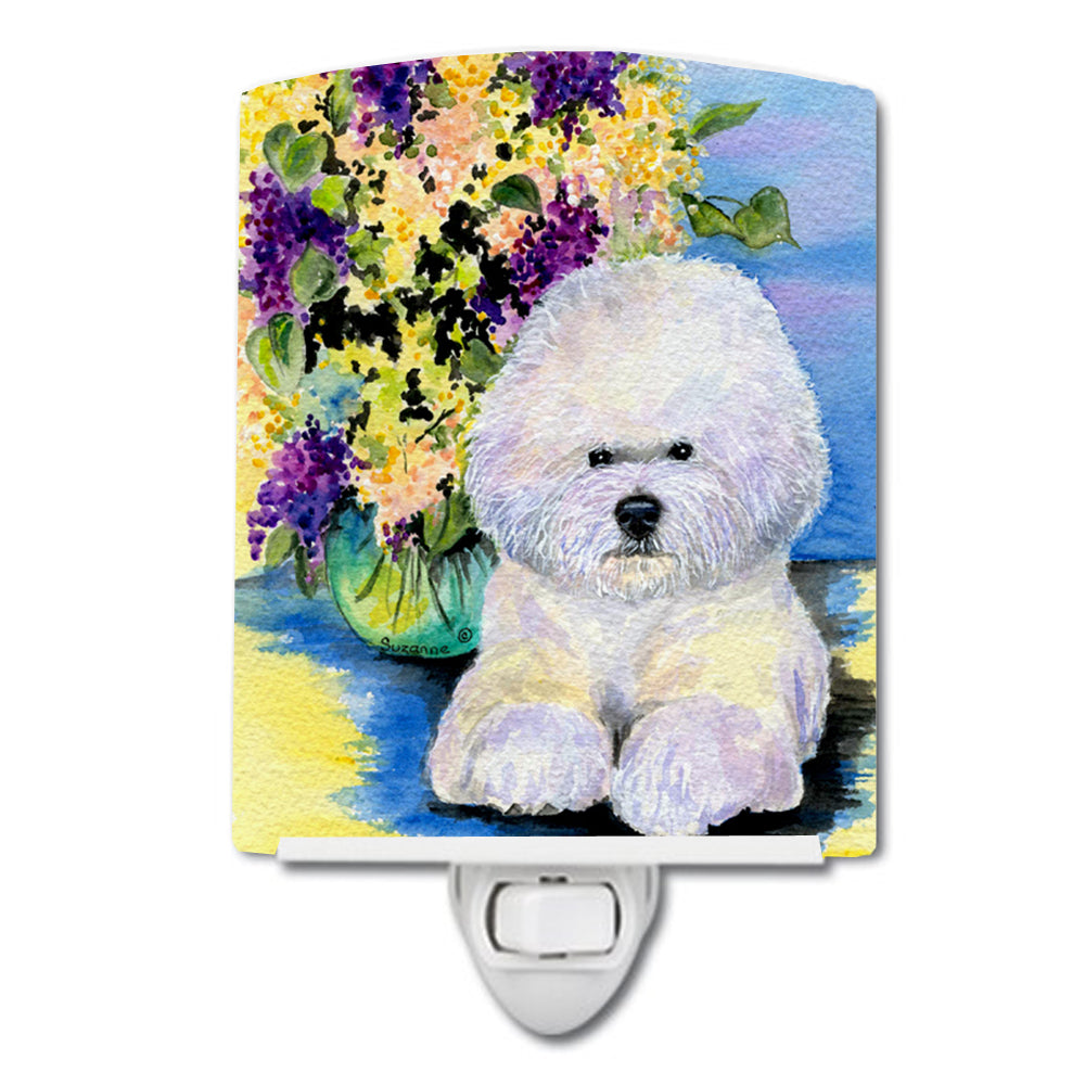 Bichon Frise Ceramic Night Light SS8295CNL - the-store.com