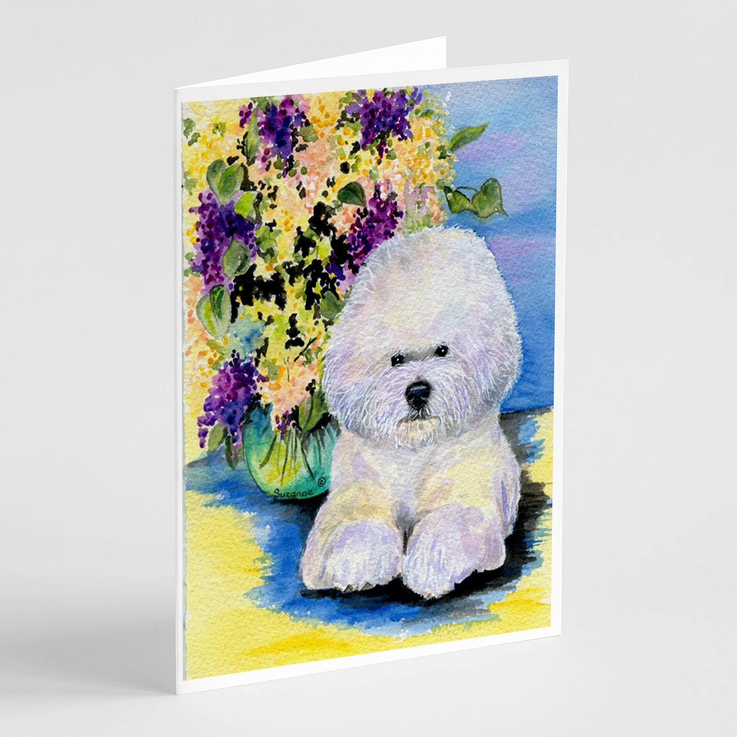 Buy this Bichon Frise Greeting Cards and Envelopes Pack of 8