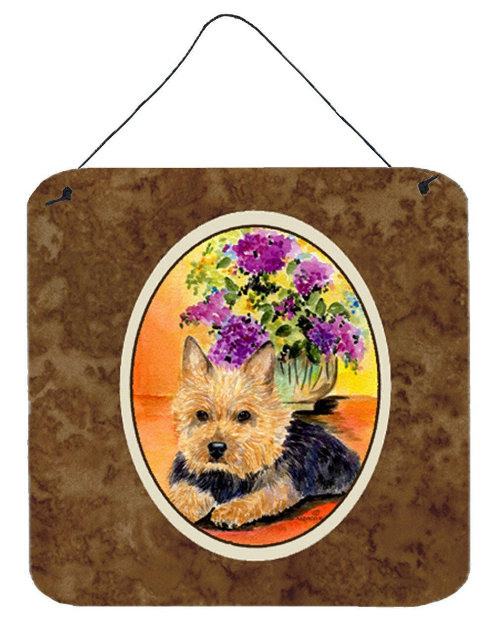 Norwich Terrier Aluminium Metal Wall or Door Hanging Prints by Caroline&#39;s Treasures