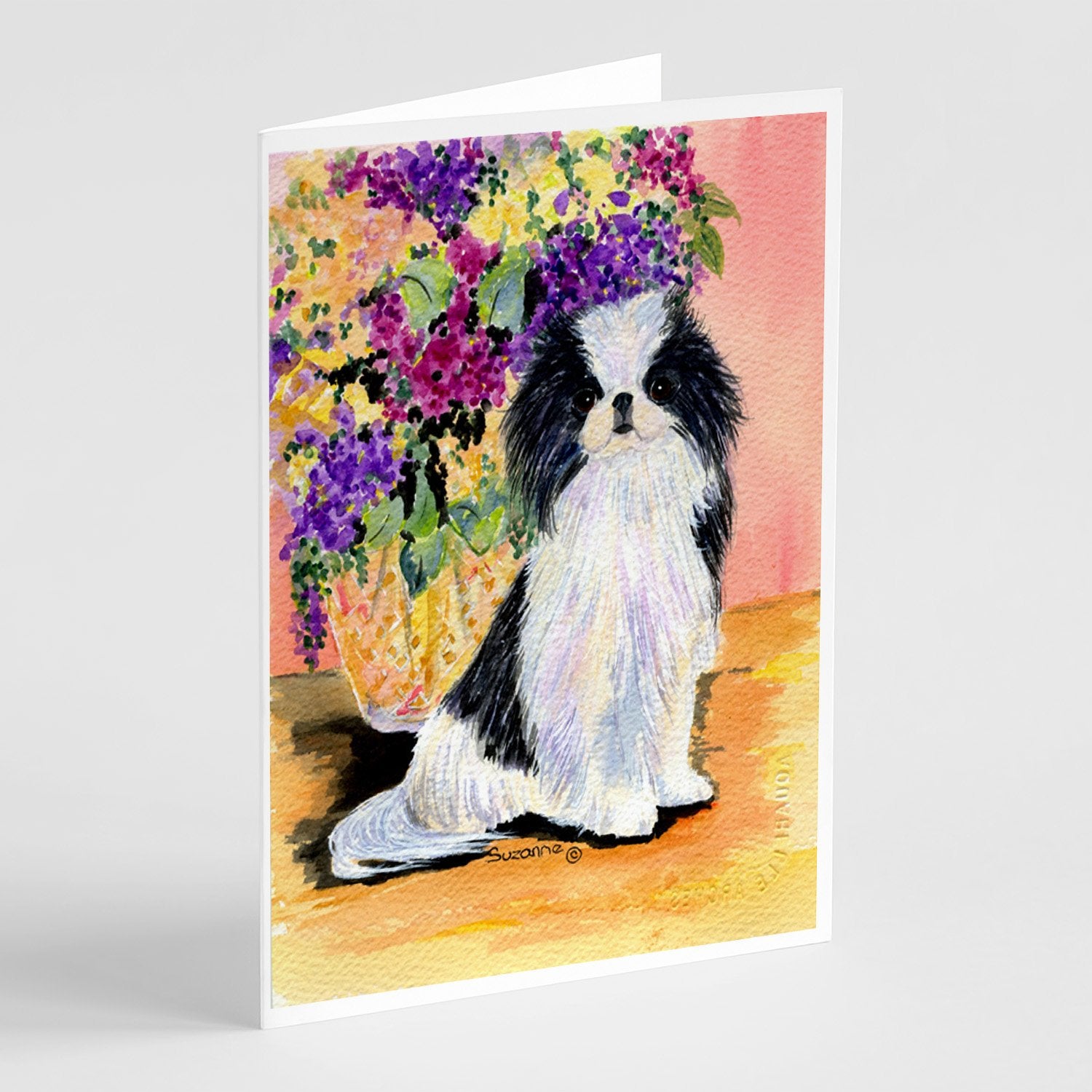 Buy this Japanese Chin Greeting Cards and Envelopes Pack of 8