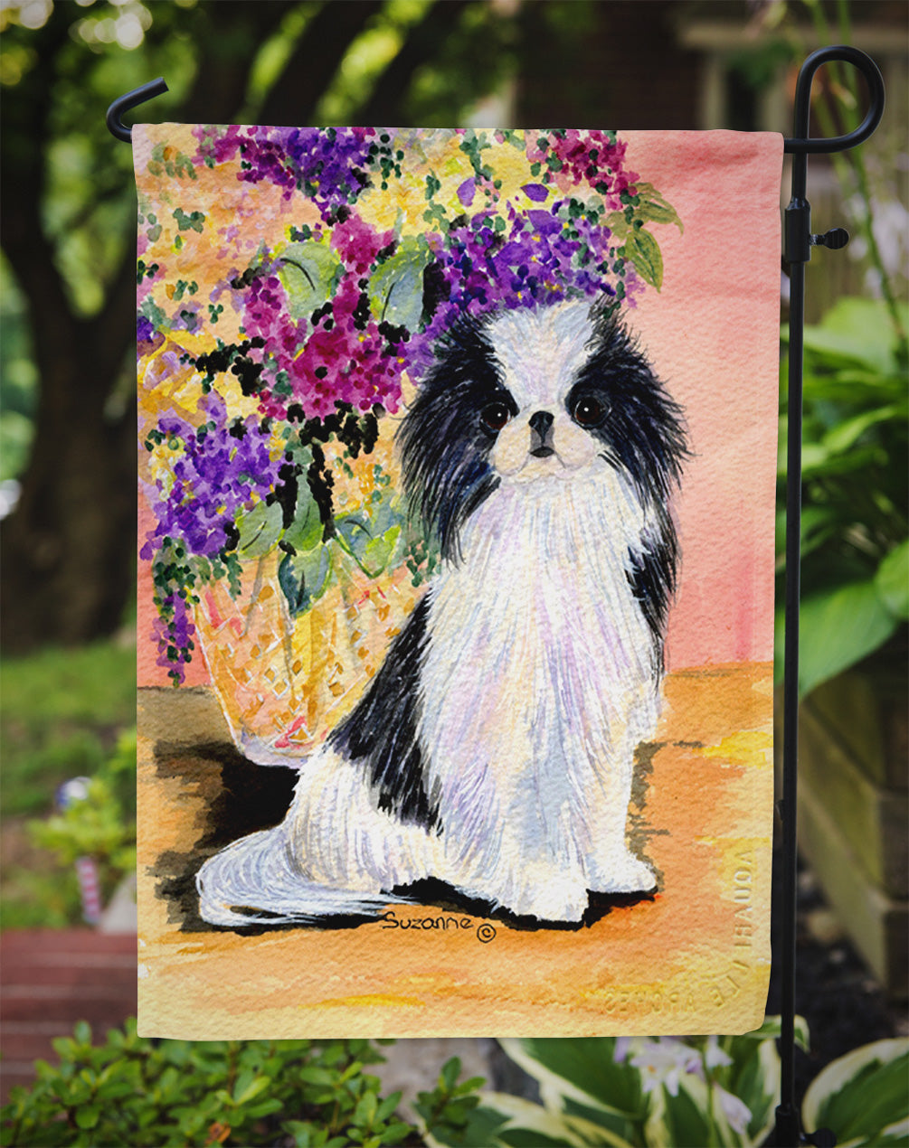 Japanese Chin Flag Garden Size.