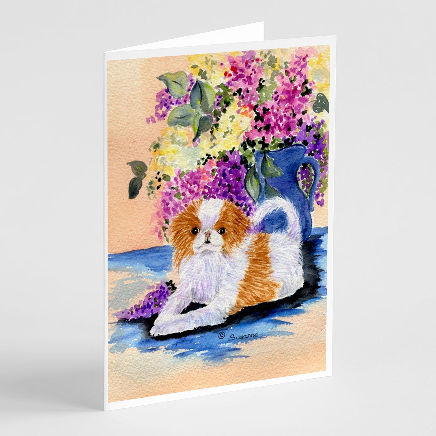 Buy this Japanese Chin Greeting Cards and Envelopes Pack of 8