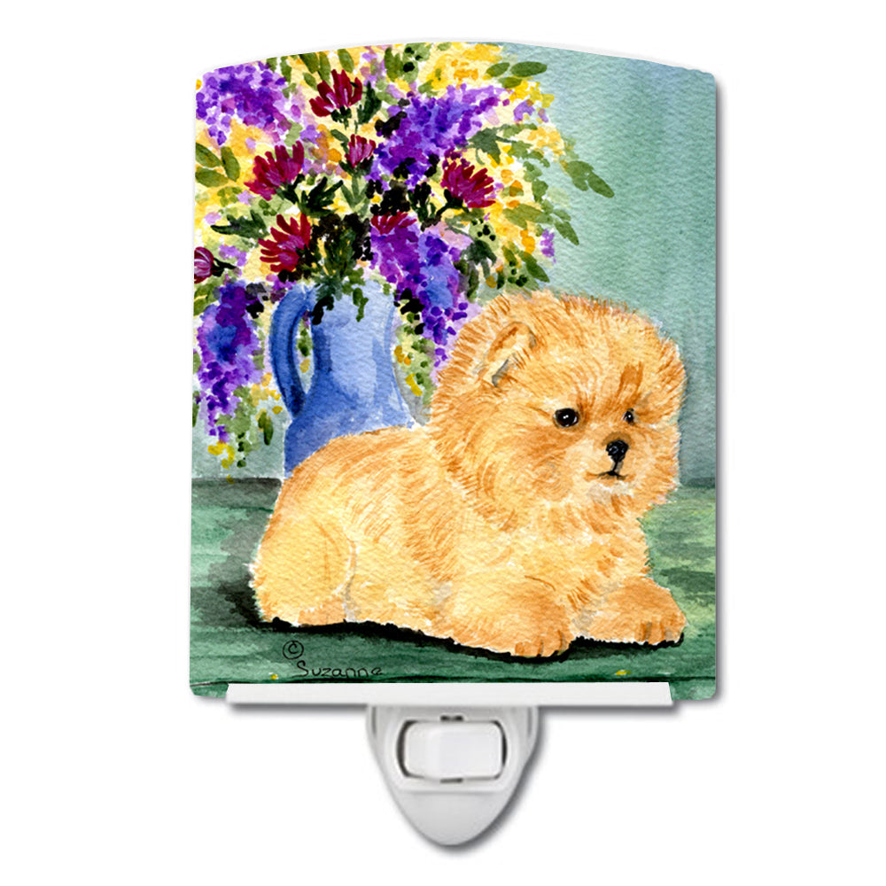 Pomeranian Ceramic Night Light SS8302CNL - the-store.com