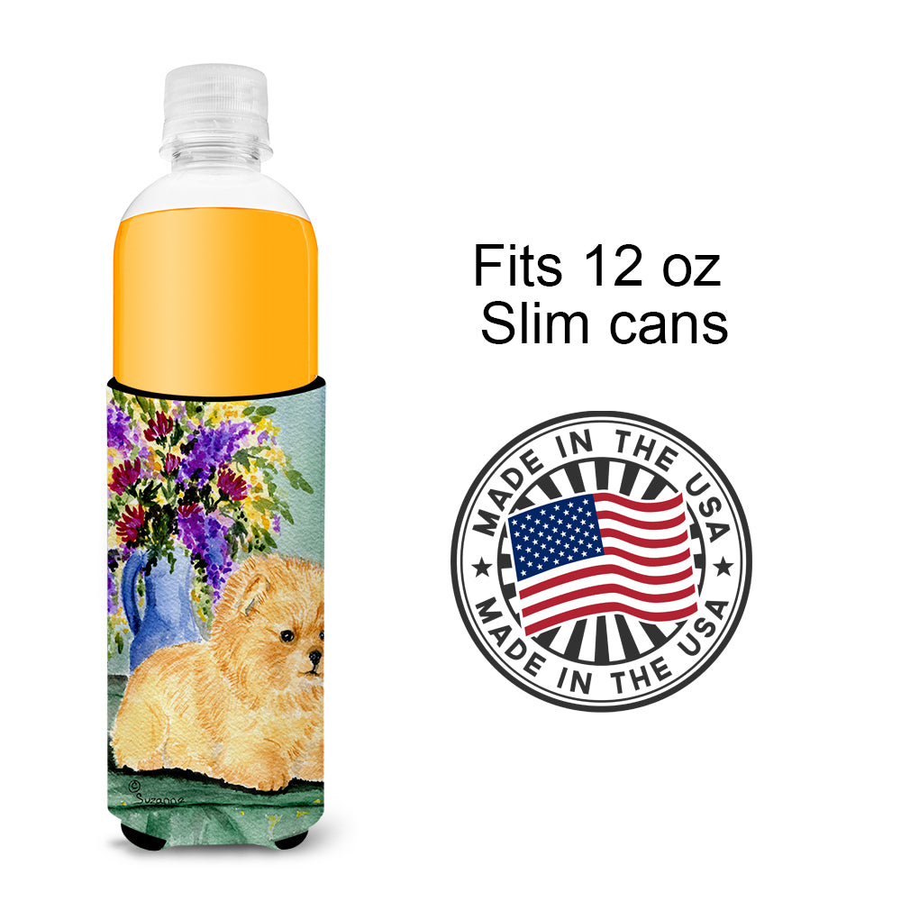 Pomeranian Ultra Beverage Insulators for slim cans SS8302MUK.