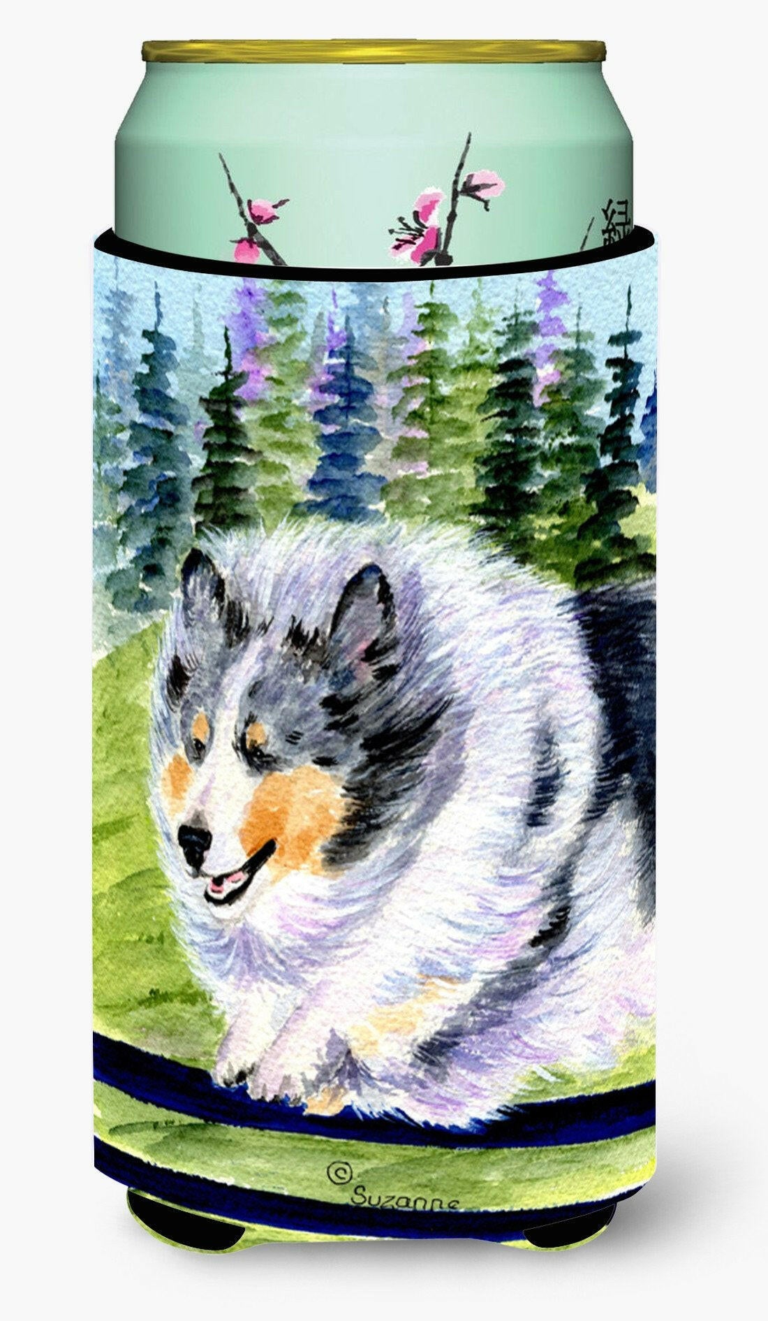 Sheltie  Tall Boy Beverage Insulator Beverage Insulator Hugger by Caroline's Treasures