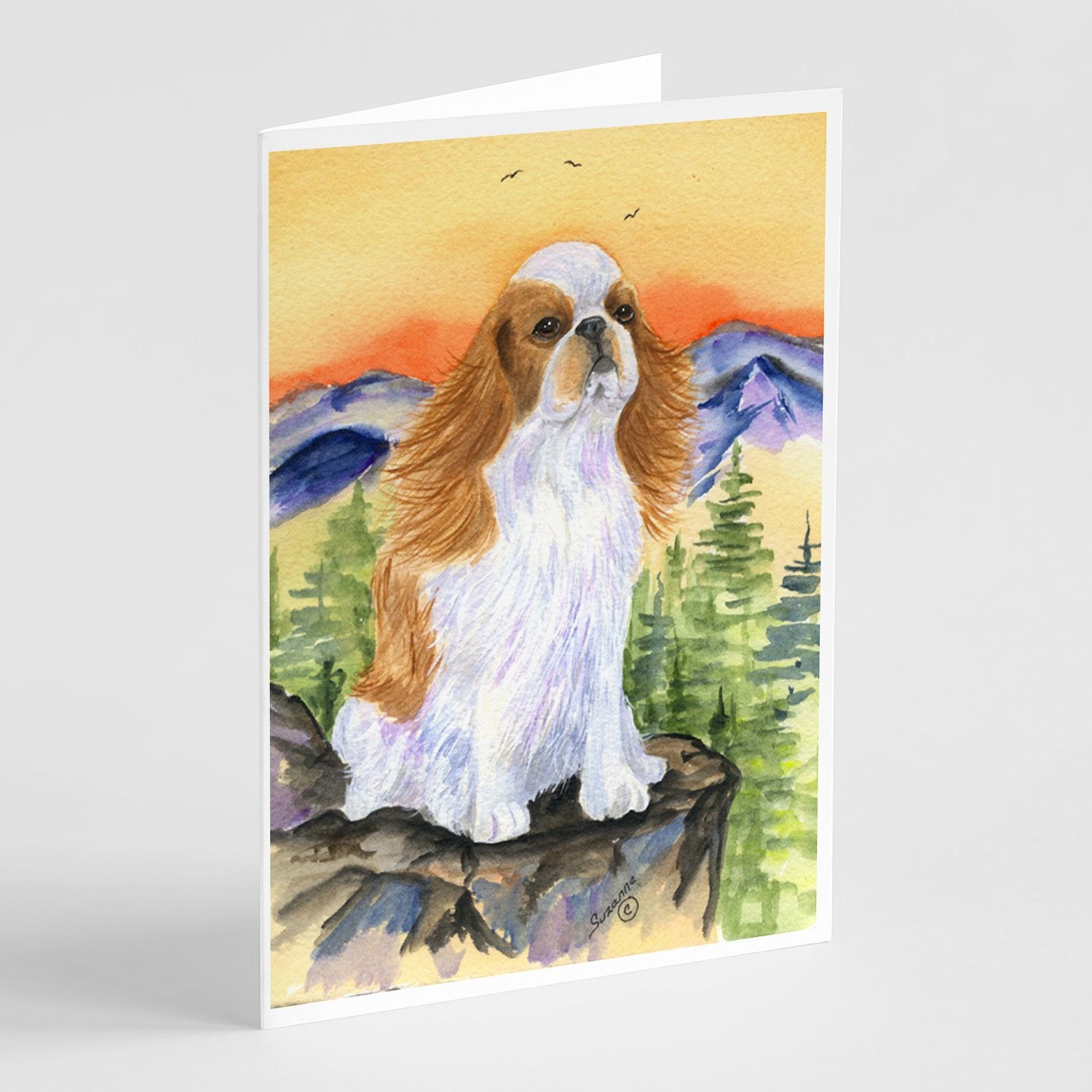 Buy this English Toy Spaniel Greeting Cards and Envelopes Pack of 8