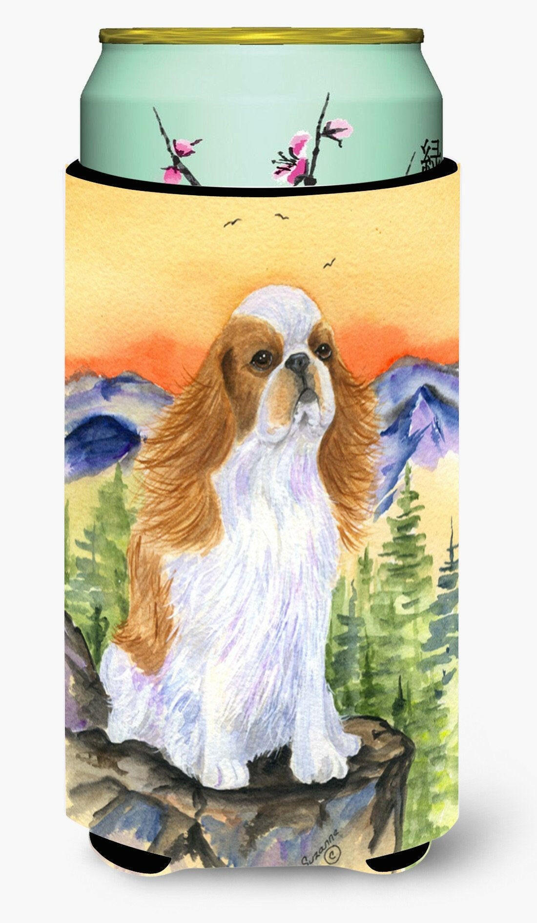 English Toy Spaniel  Tall Boy Beverage Insulator Beverage Insulator Hugger by Caroline&#39;s Treasures