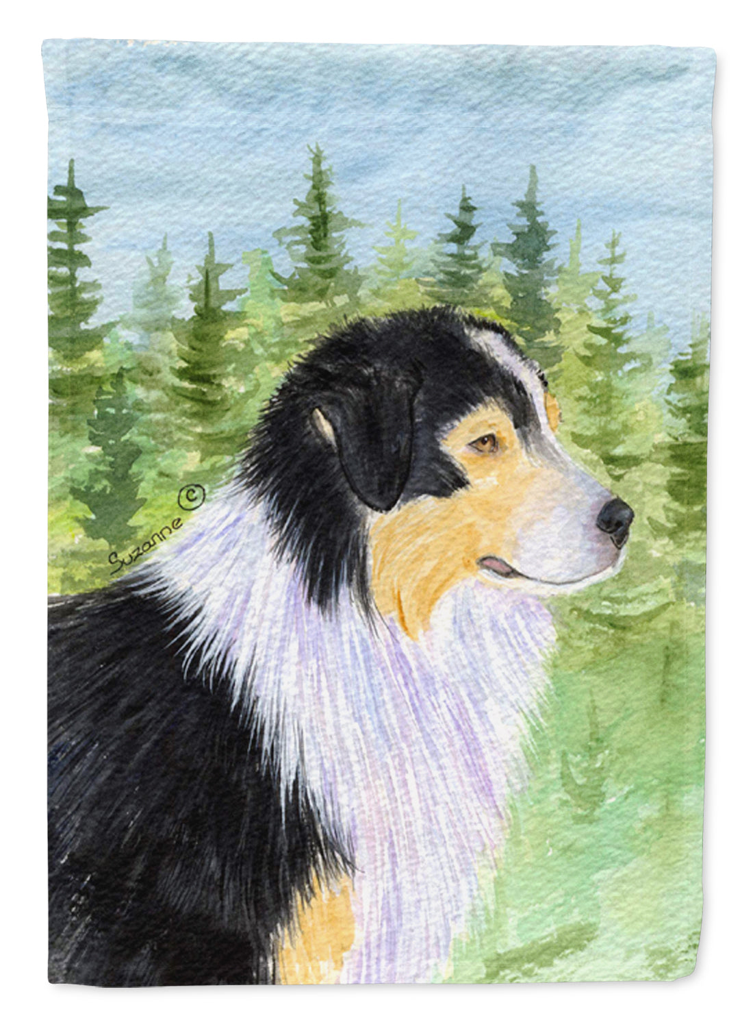 Australian Shepherd Flag Garden Size.