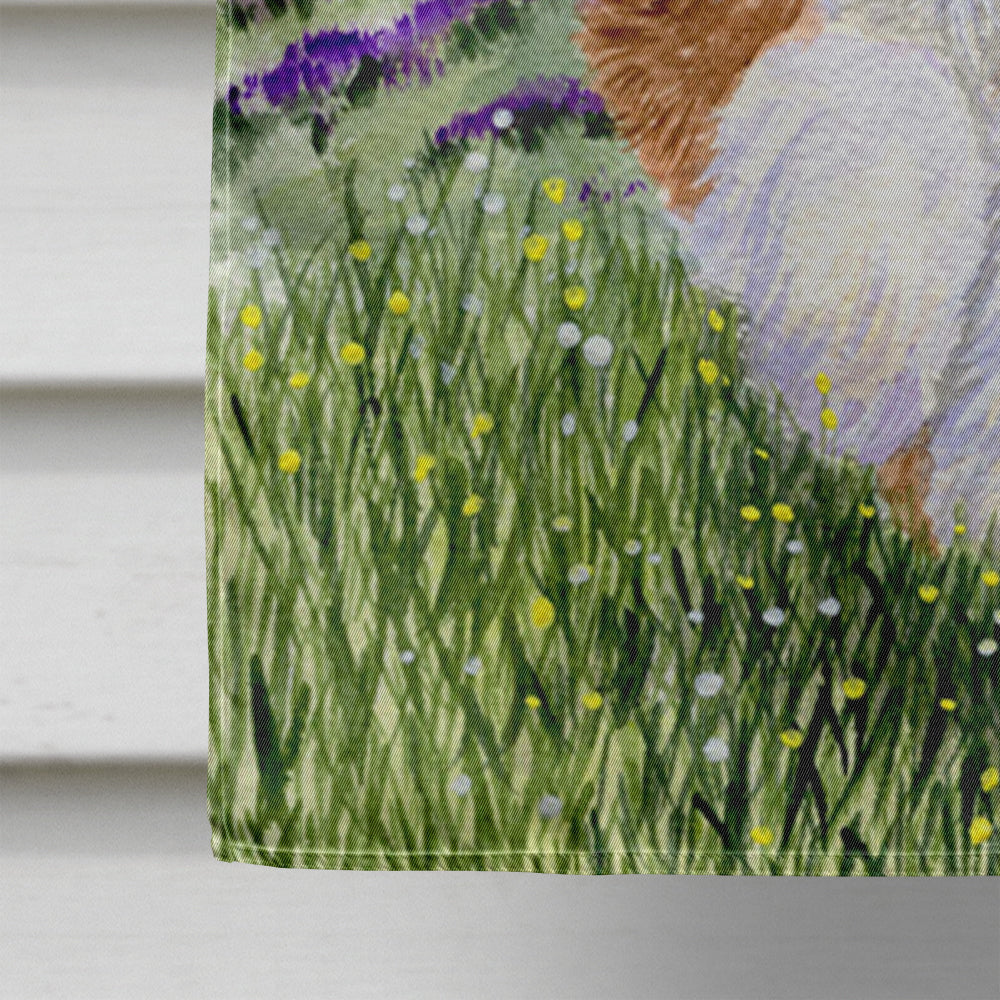 Bearded Collie Flag Canvas House Size  the-store.com.