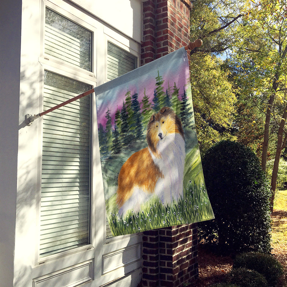 Sheltie Flag Canvas House Size  the-store.com.