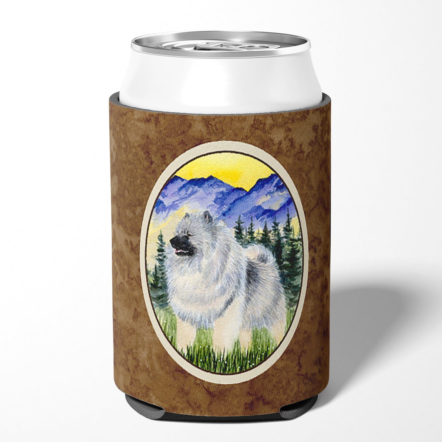 Keeshond Can or Bottle Beverage Insulator Hugger.